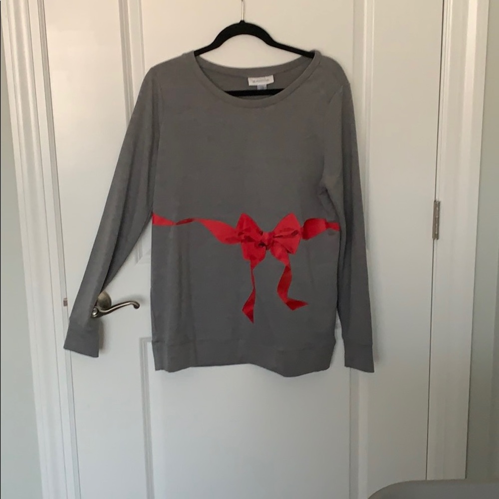 Maternity holiday sweatshirt